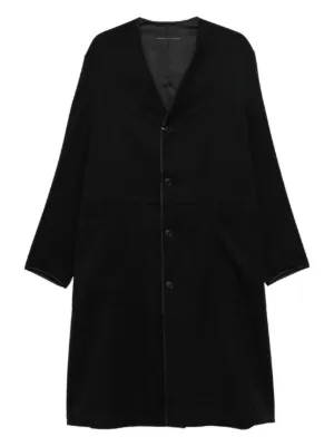 Sacai ダブルコート | ブラック | FARFETCH JP