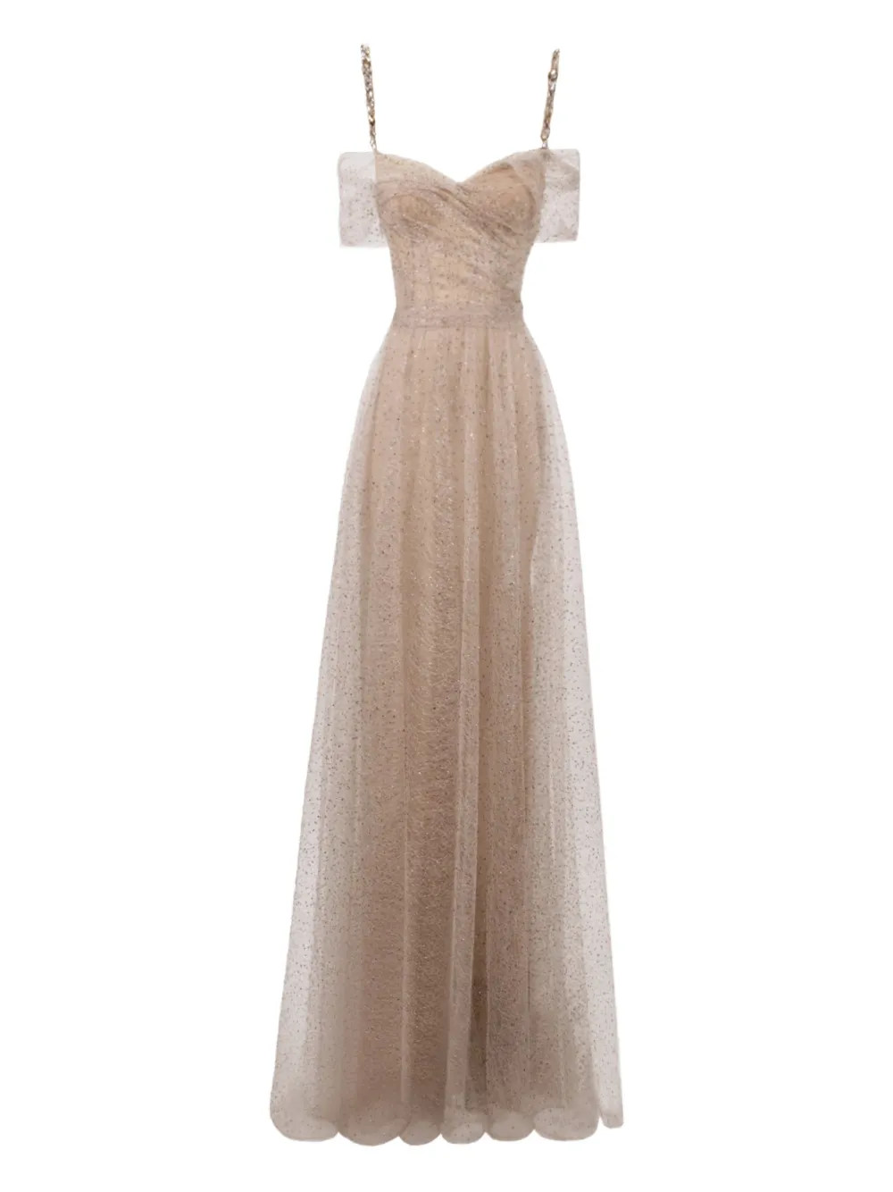 Gemy Maalouf off-the-shoulder flared maxi dress · 8