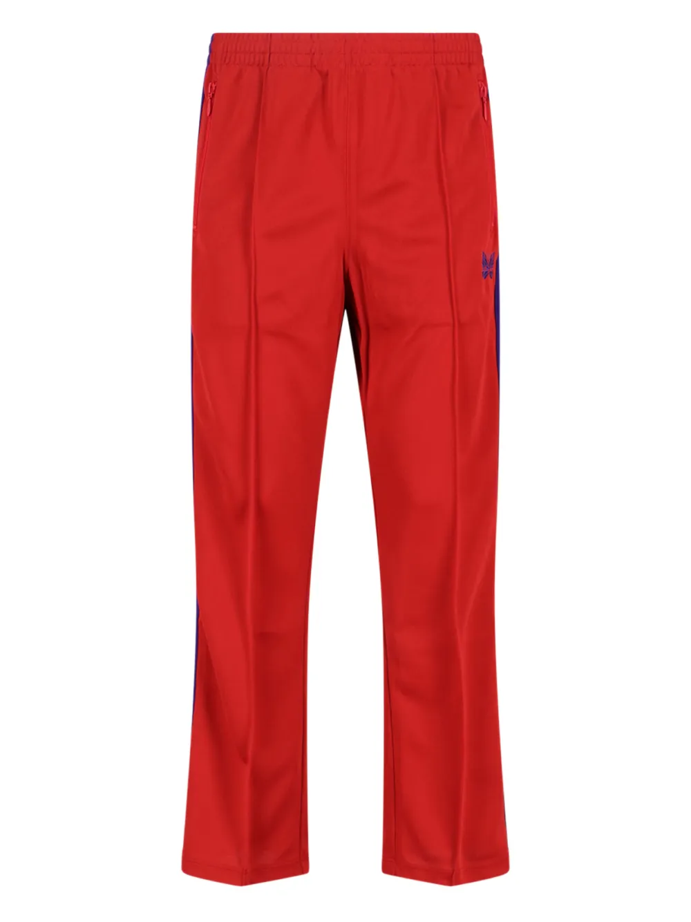 Needles logo-detail side-stripe track pants | rojo | Image 1