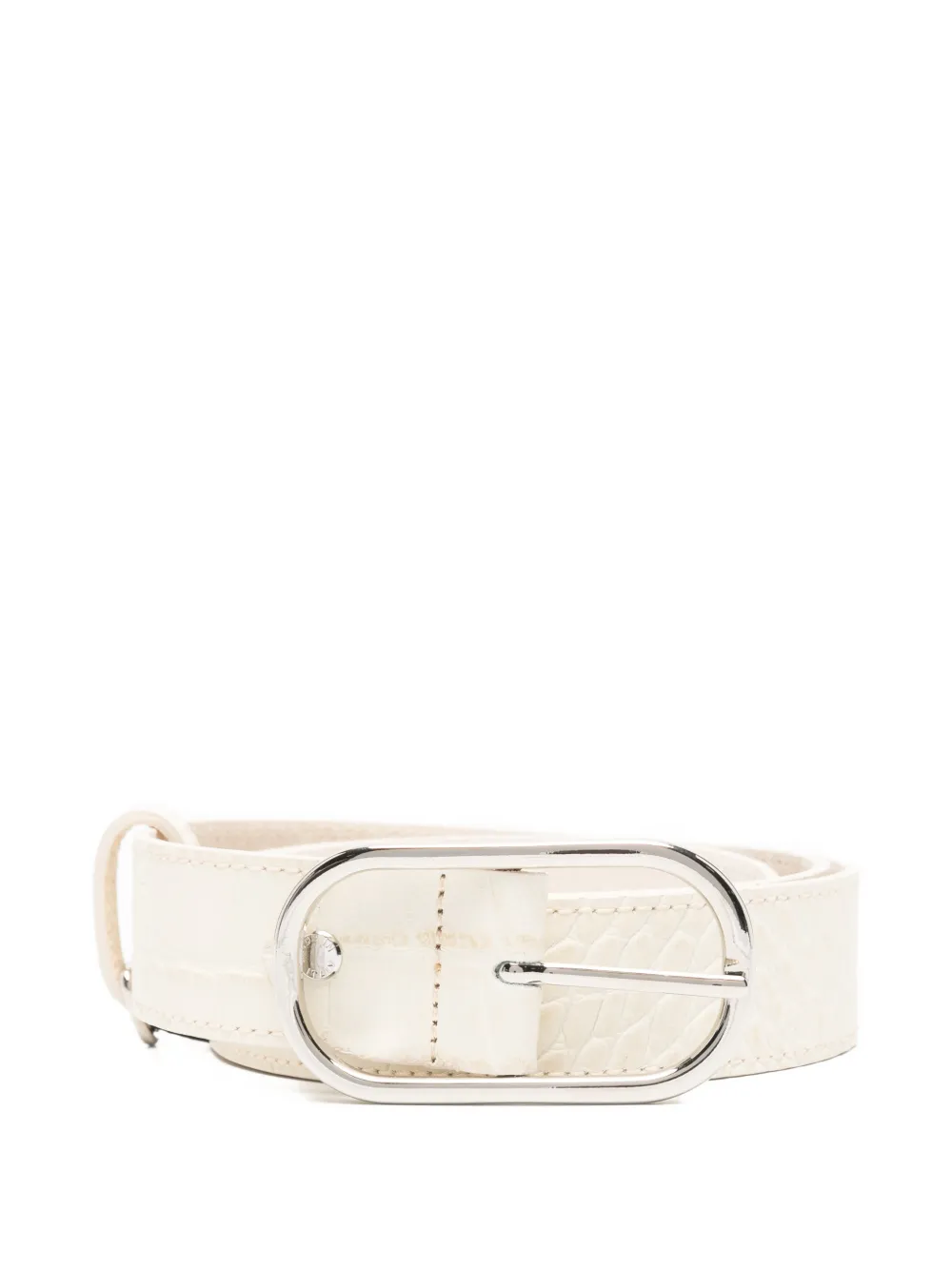 HERSKIND oval-buckle leather belt - Toni neutri