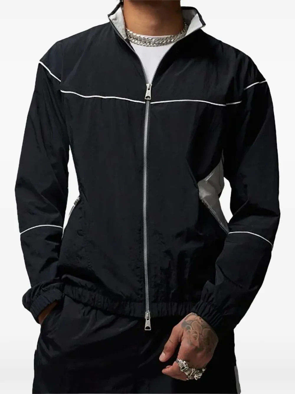 Jordan zip-up jacket | Black | Image 1
