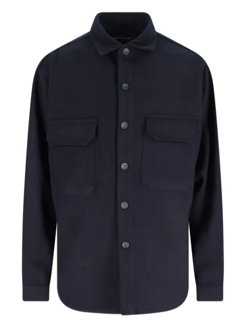 White Sand buttoned chest-pockets shirt