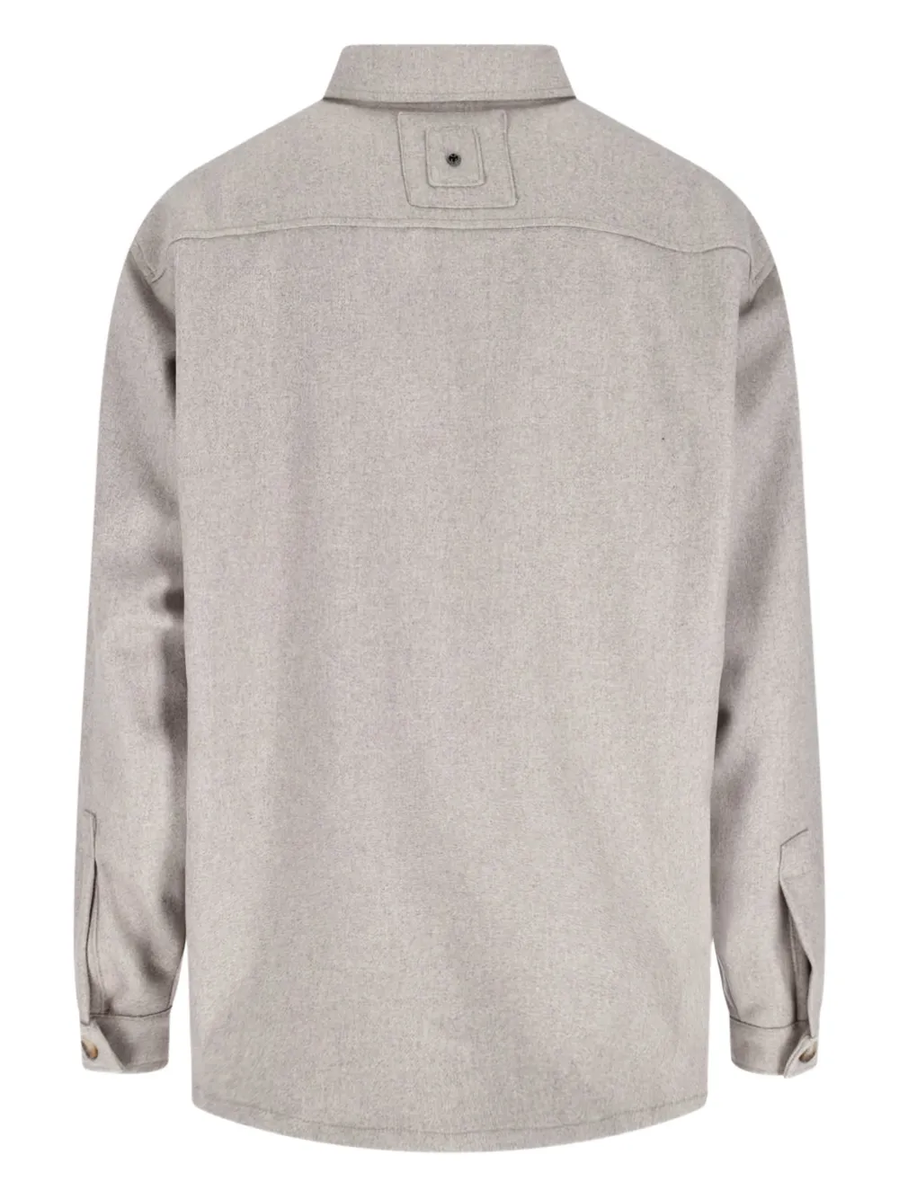 White Sand Overhemd met borstzak - Beige