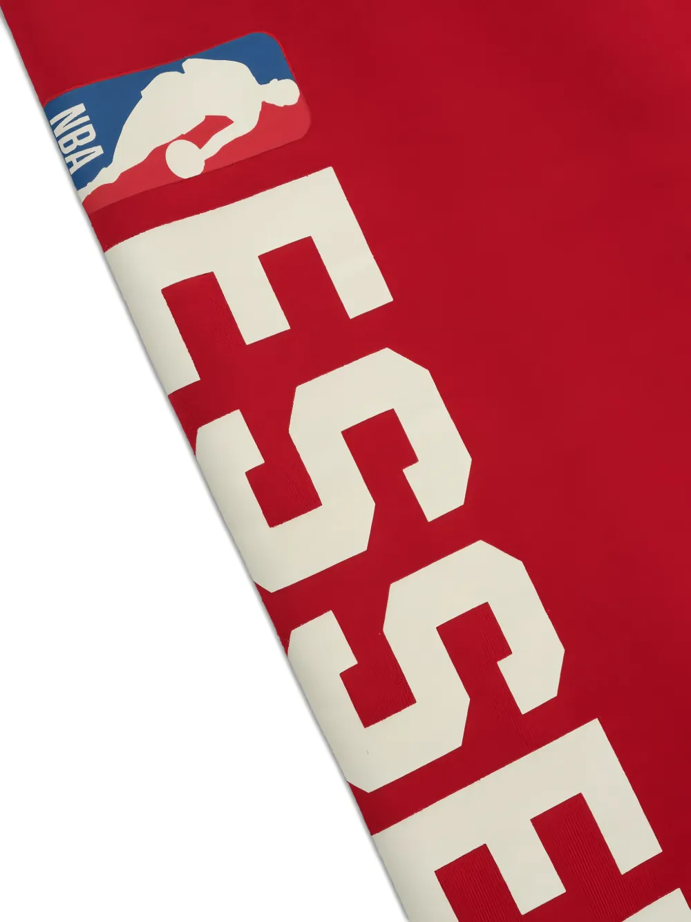 FEAR OF GOD ESSENTIALS Broek met trekkoord en print Rood