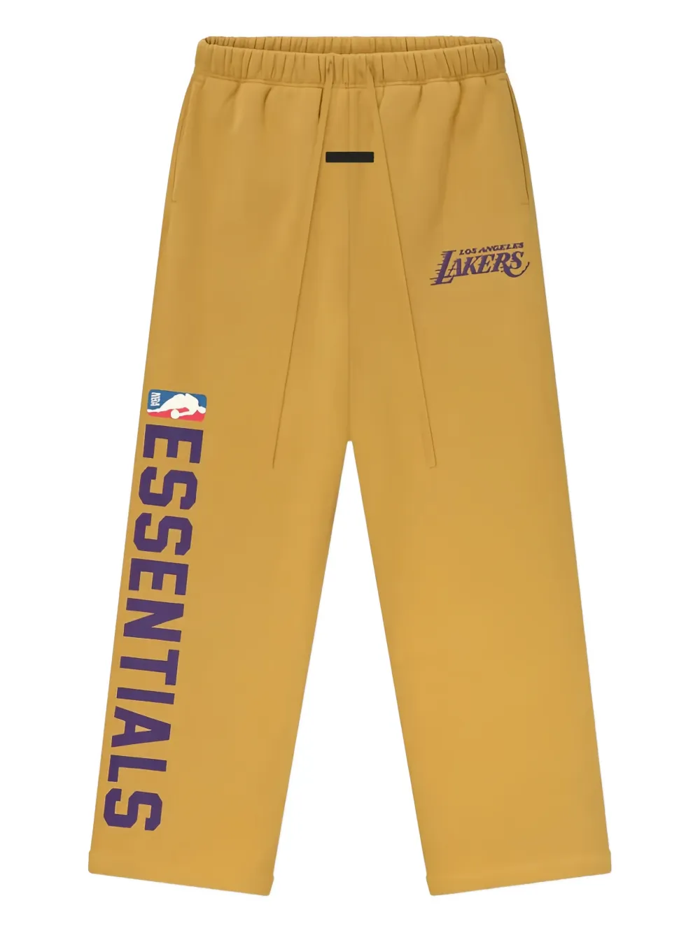 FEAR OF GOD ESSENTIALS drawstring graphic print trousers - Gelb