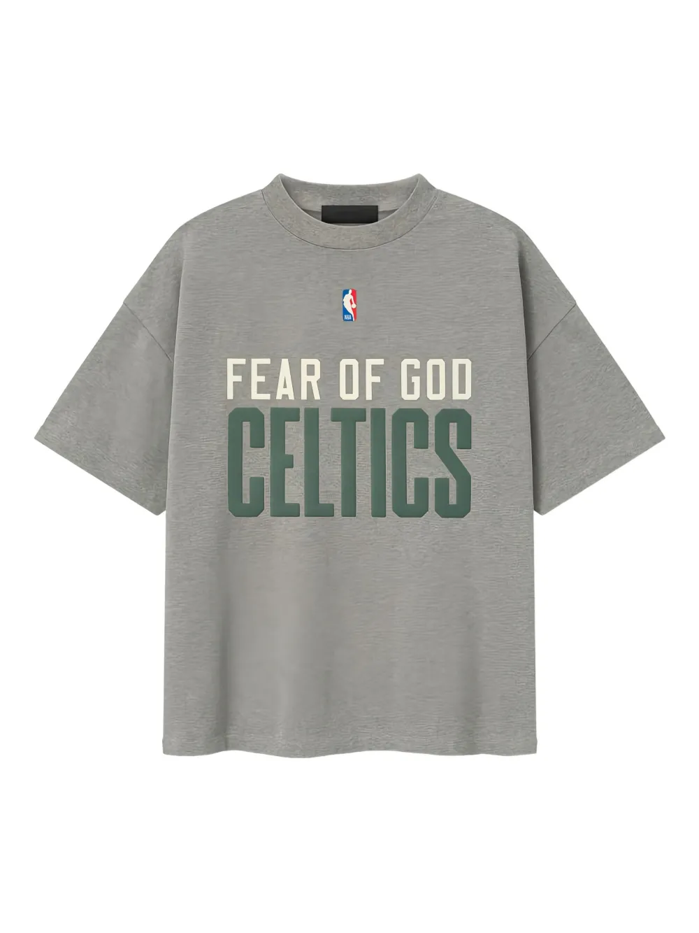 FEAR OF GOD ESSENTIALS boston logo T-shirt - Grau
