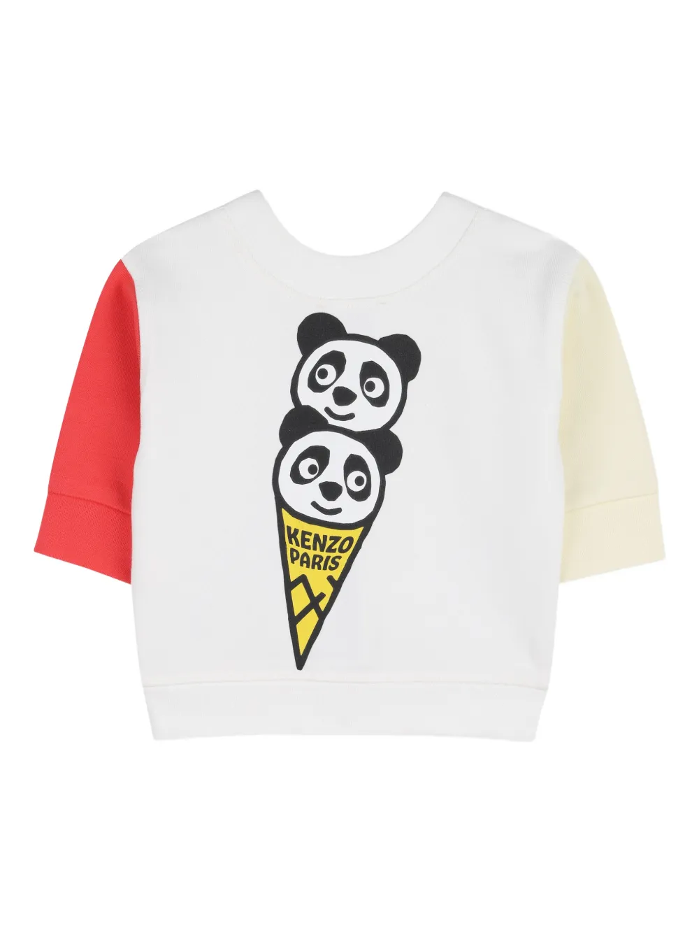 Kenzo Kids Sweater met opgestikte zak Wit