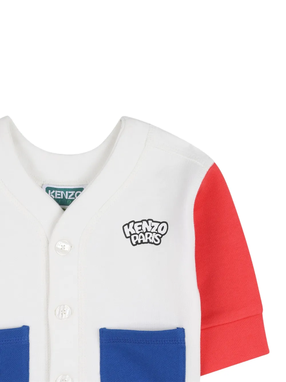 Kenzo Kids Sweater met opgestikte zak Wit