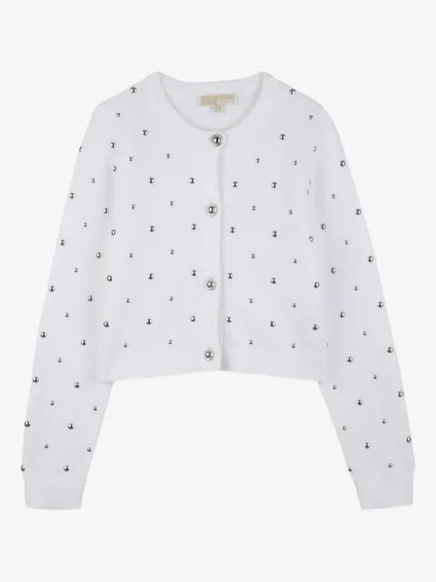 Michael Kors Kids studded buttoned cardigan