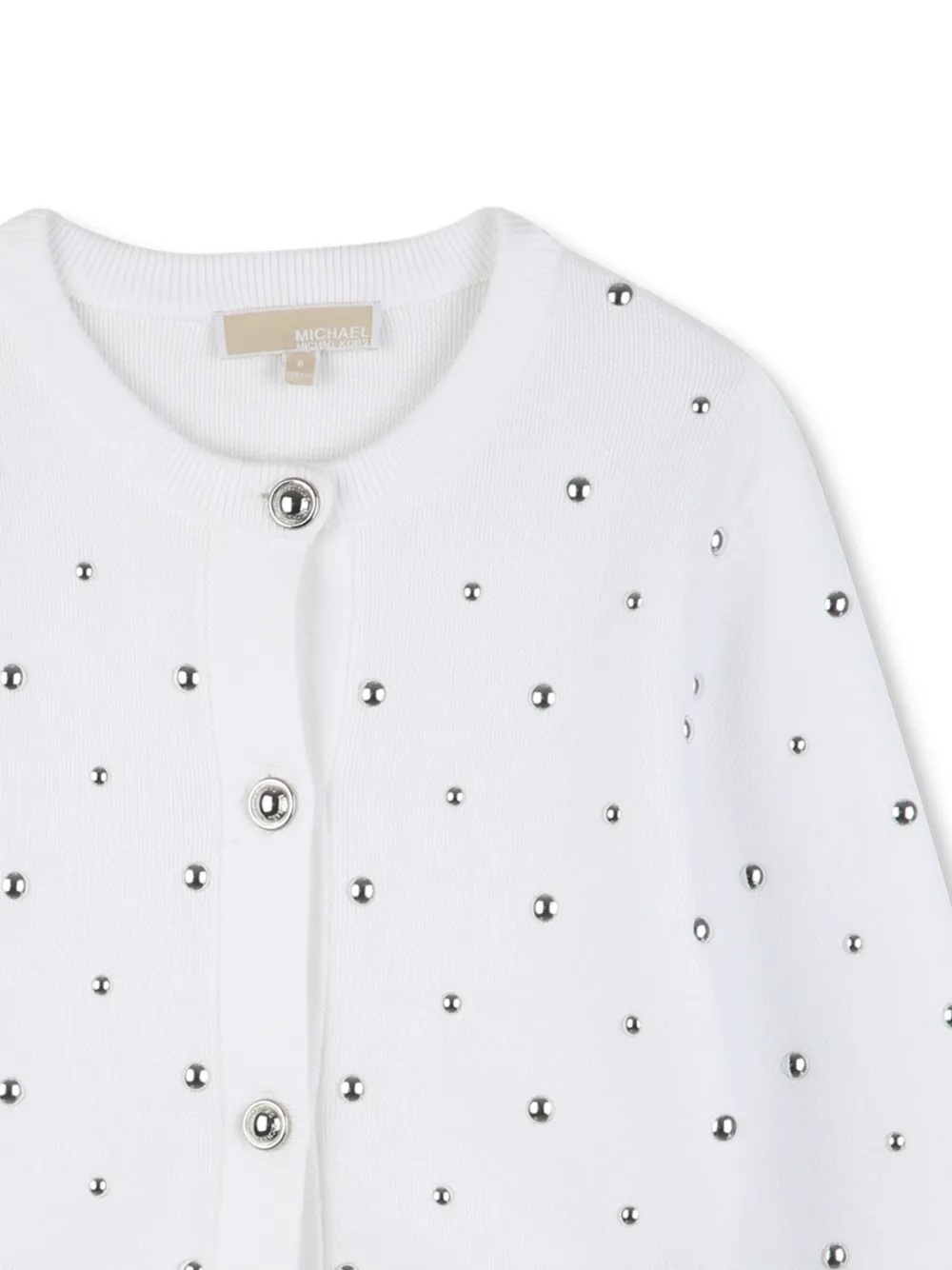 Studded Buttoned Cardigan