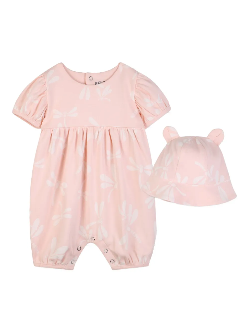 Kenzo Kids Set neonato con stampa - Rosa