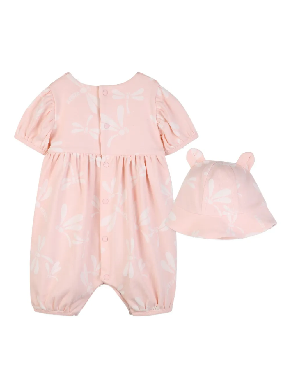 Kenzo Kids Babypakje met libelle print Roze