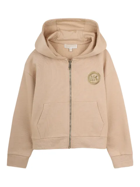 Michael Kors Kids hoodie con cierre y logo
