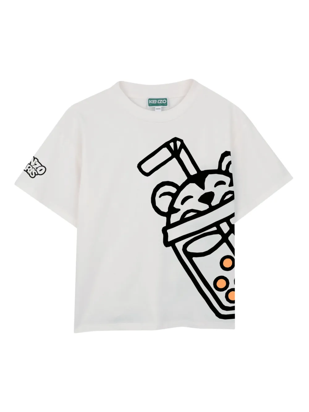 Kenzo Kids T-shirt con stampa - Bianco