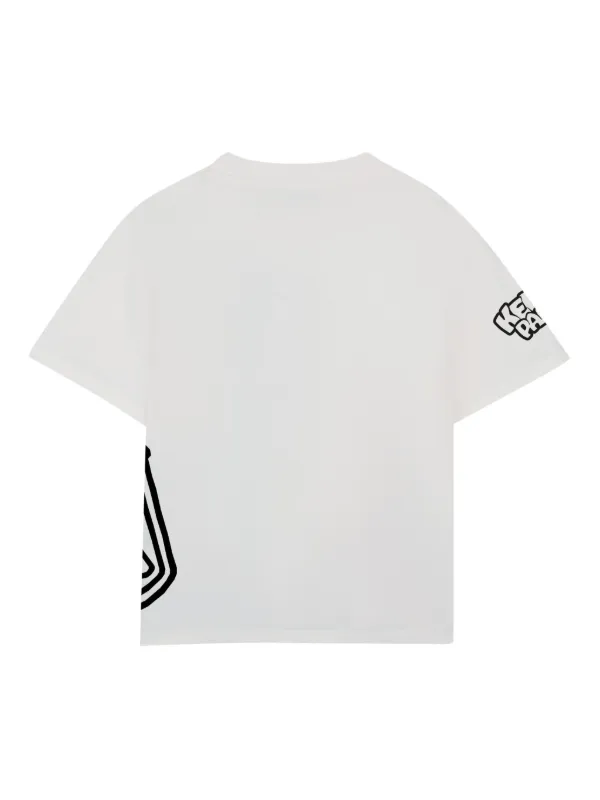 Kenzo Kids Printed T-shirt | White | FARFETCH SG