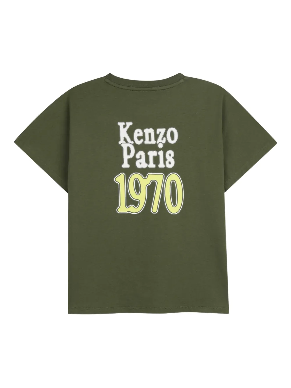  Kenzo Kids Camiseta Con Motivo Gráfico - Verde 