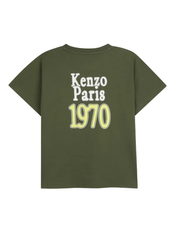 KENZO キッズTシャツ 2枚セット ショッパー付き Kenzo Kids Graphic T-shirt | Green | FARFETCH GE