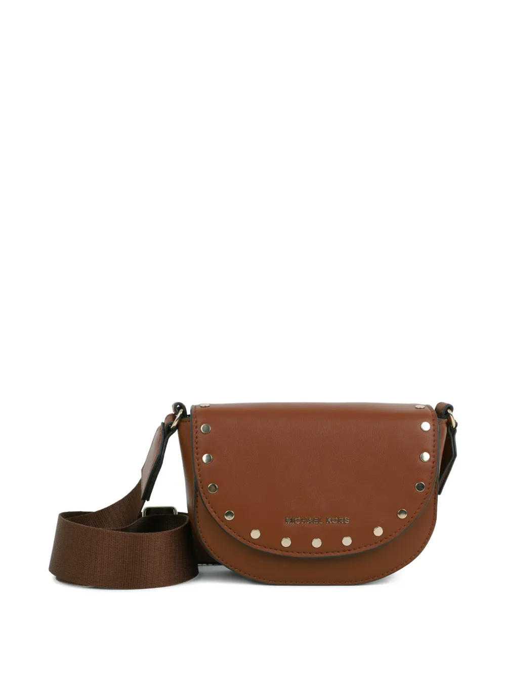 Michael Kors Kids Borsa a spalla con borchie - Marrone