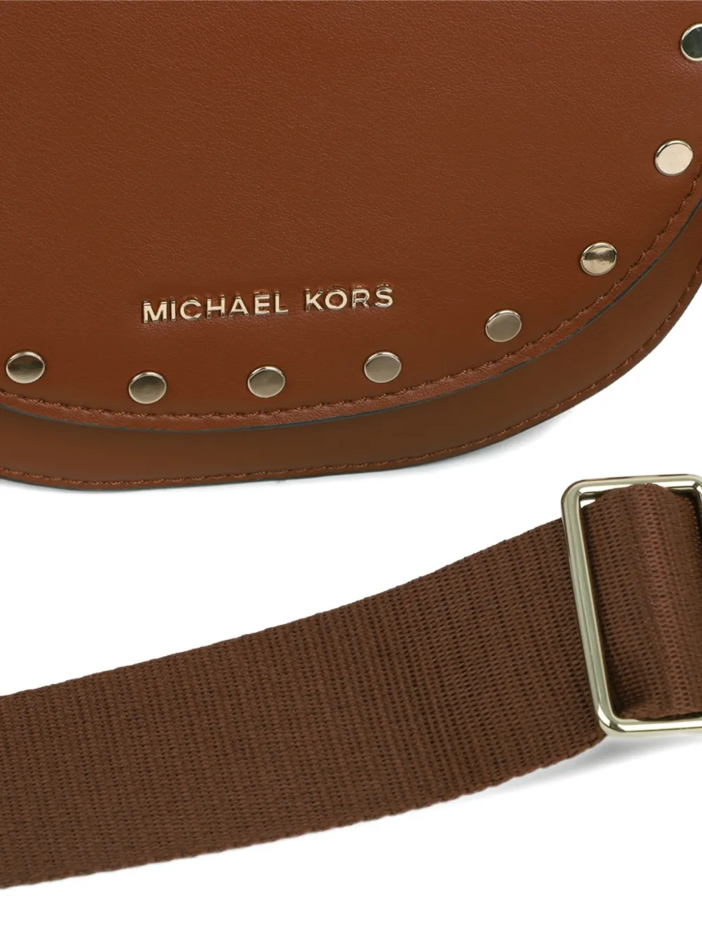 Michael Kors Kids Schoudertas met studs Bruin