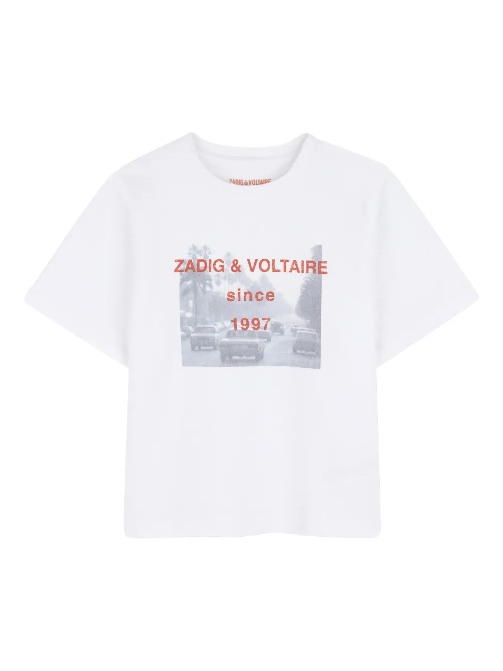 Zadig & Voltaire Kids T-shirt con stampa - Bianco