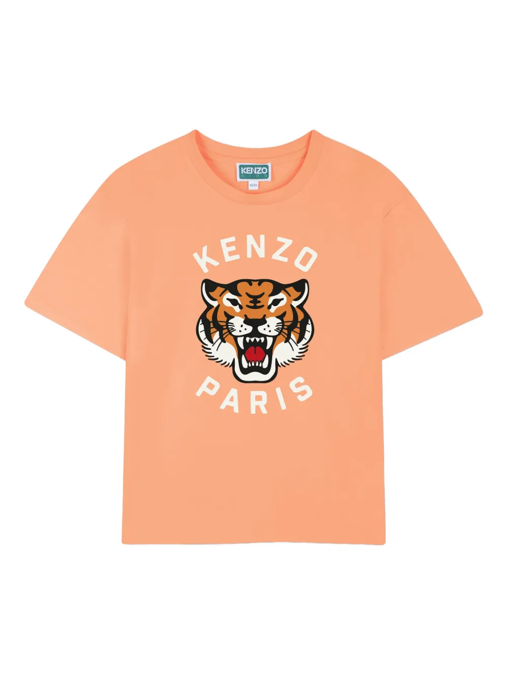 Kenzo Kids Tiger graphic T-shirt - Arancione