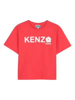 Kenzo Kids Logo Sleeveless Top | Red | FARFETCH