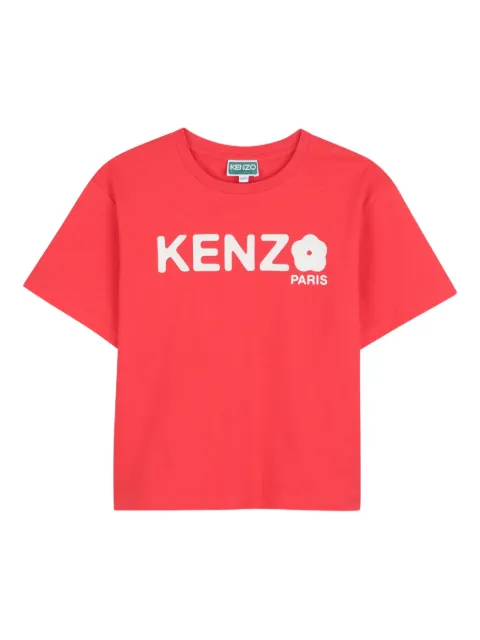 Kenzo Kids t-shirt à logo fleuri