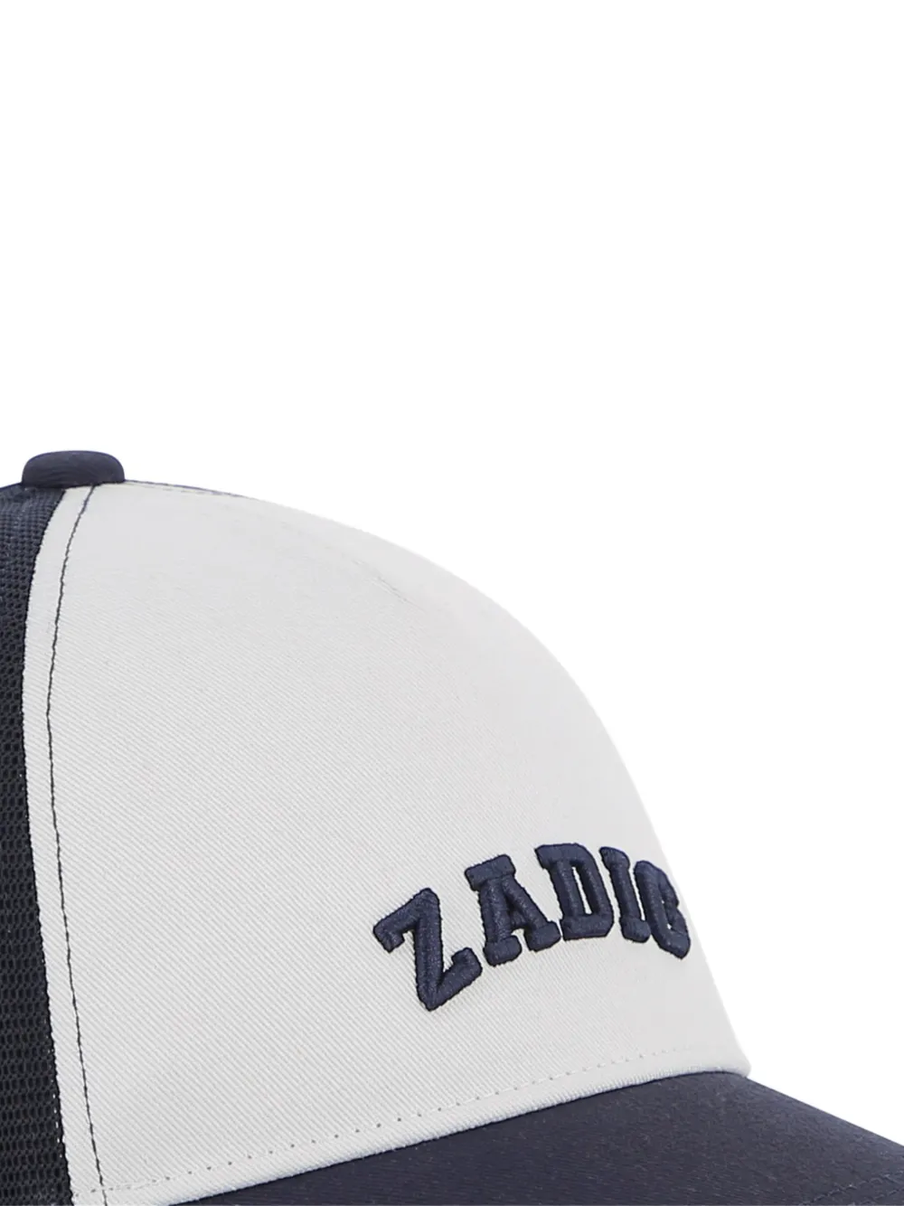 Zadig & Voltaire Kids Honkbalpet met borduurwerk Blauw