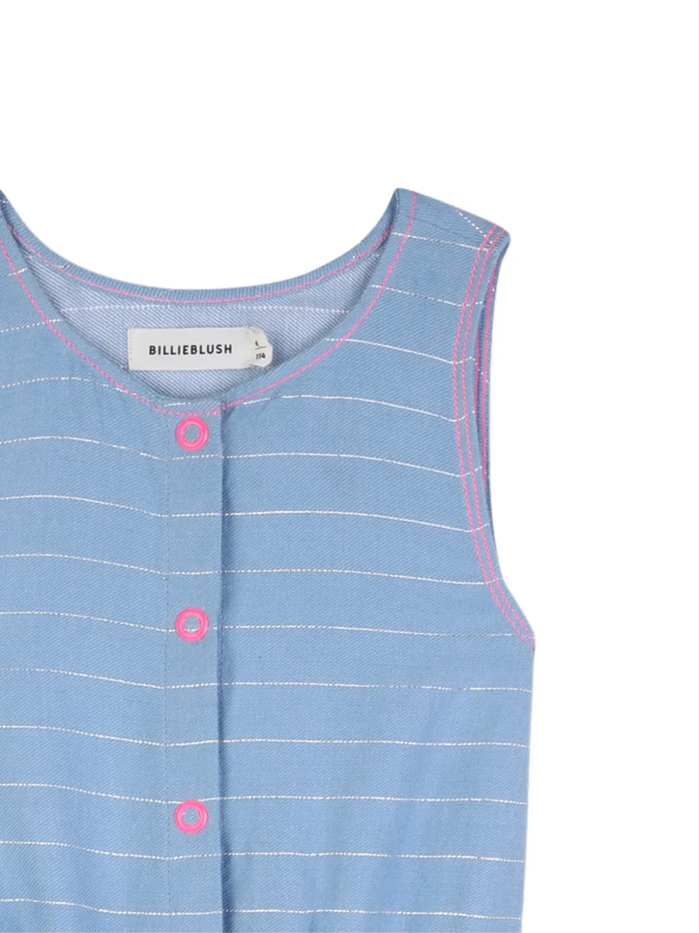Billieblush Gestreept playsuit met ruches Blauw