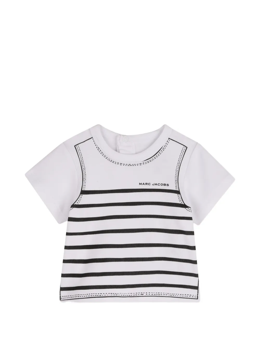 Marc Jacobs Kids Striped-print Shorts Set - Black 