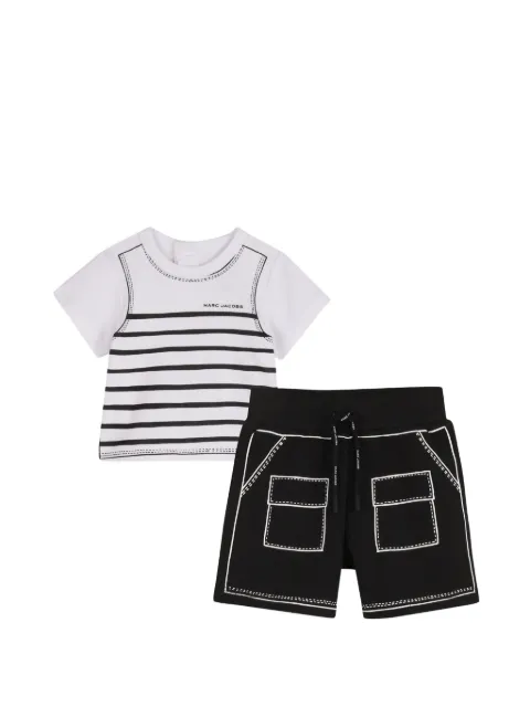 Marc Jacobs Kids ensemble haut-short à rayures