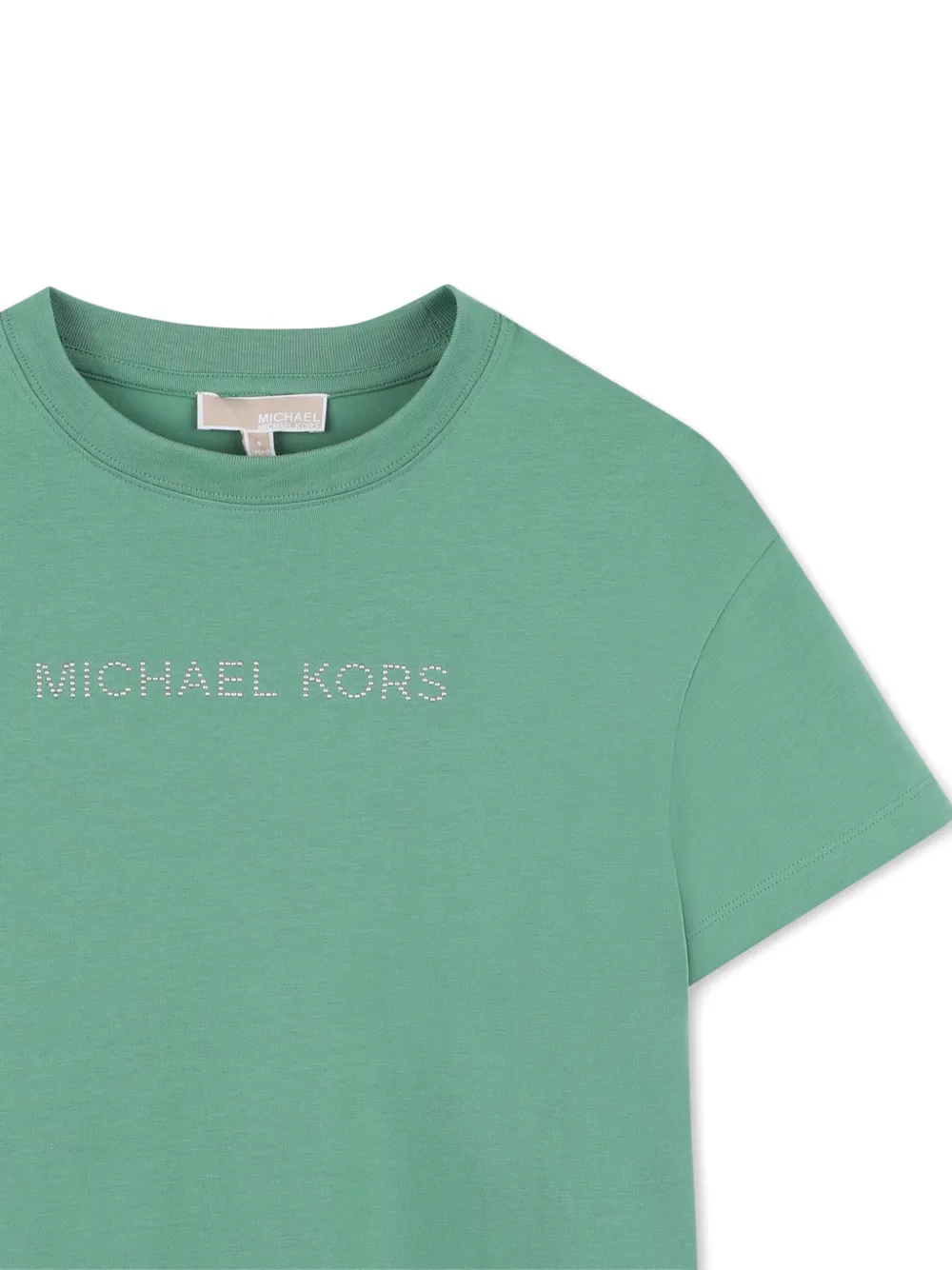 Michael Kors Kids T-shirt met logo Groen