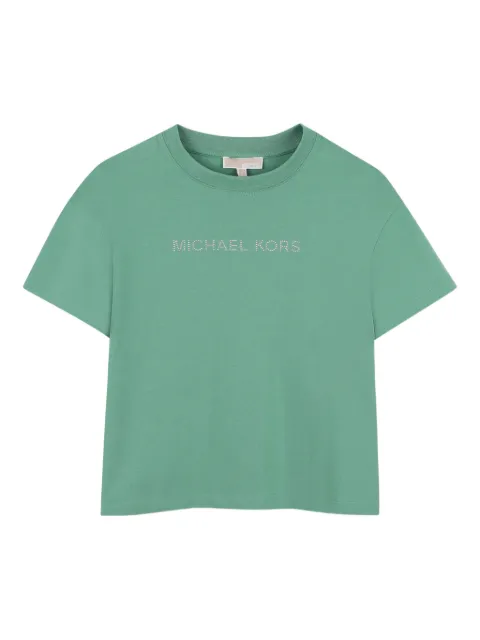 Michael Kors Kids playera con detalle del logo