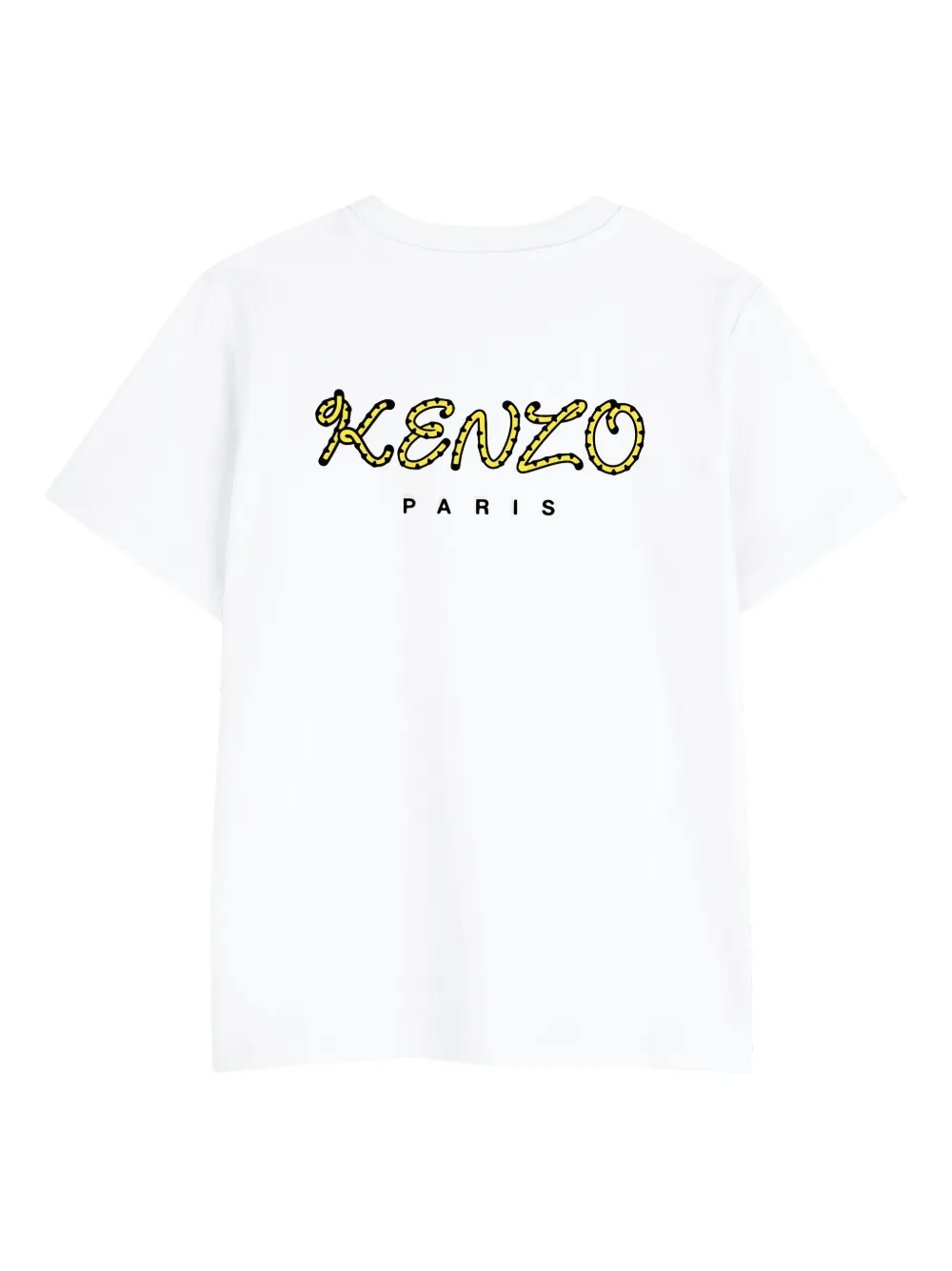 Kenzo Kids T-shirt met ronde hals Wit