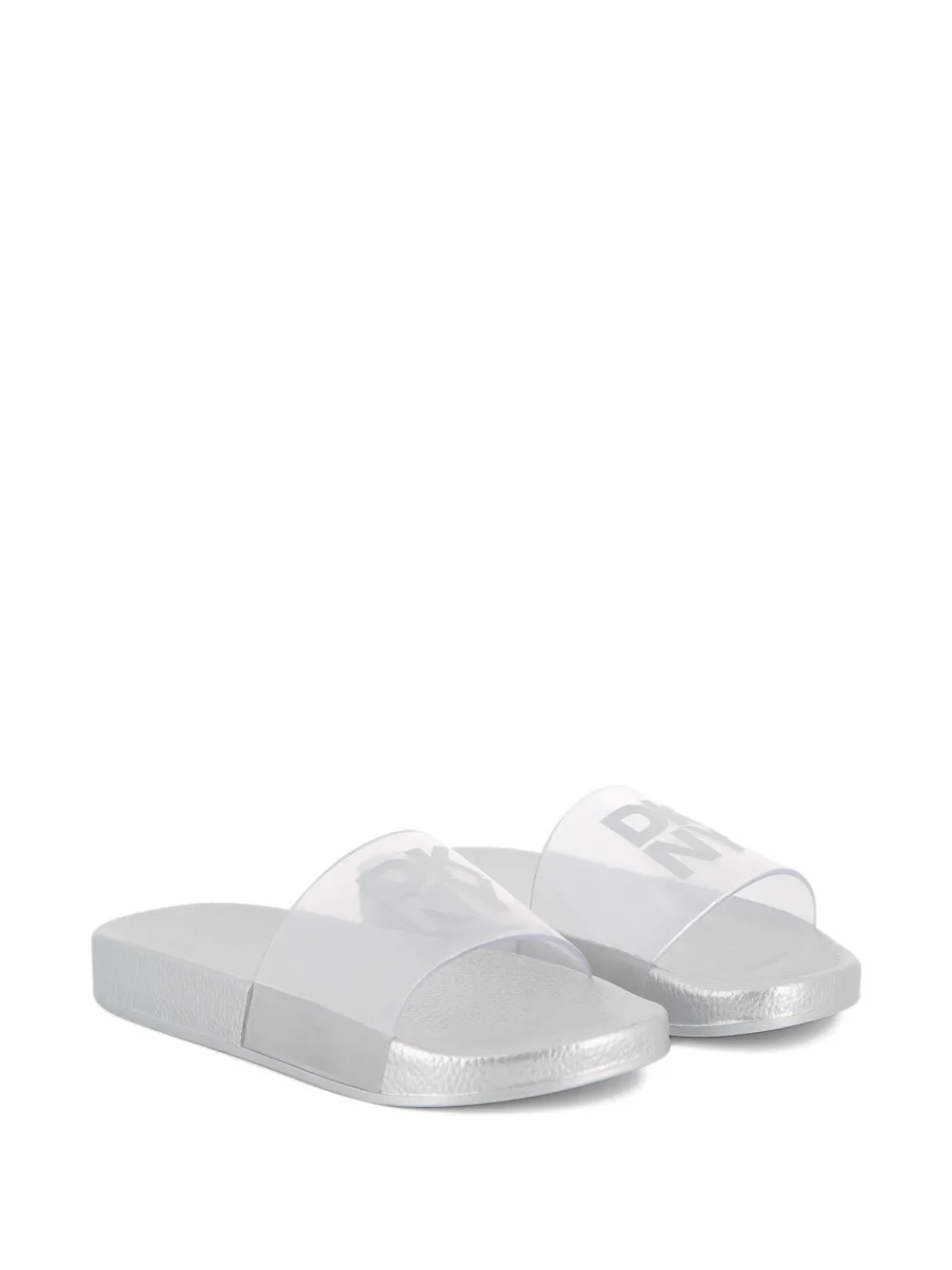 Dkny Kids logo lettering slides - Grey