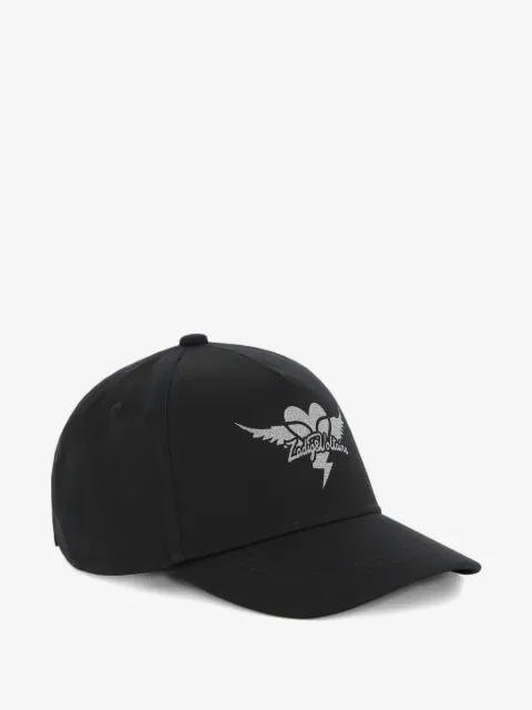 Zadig & Voltaire Kids logo-print baseball cap