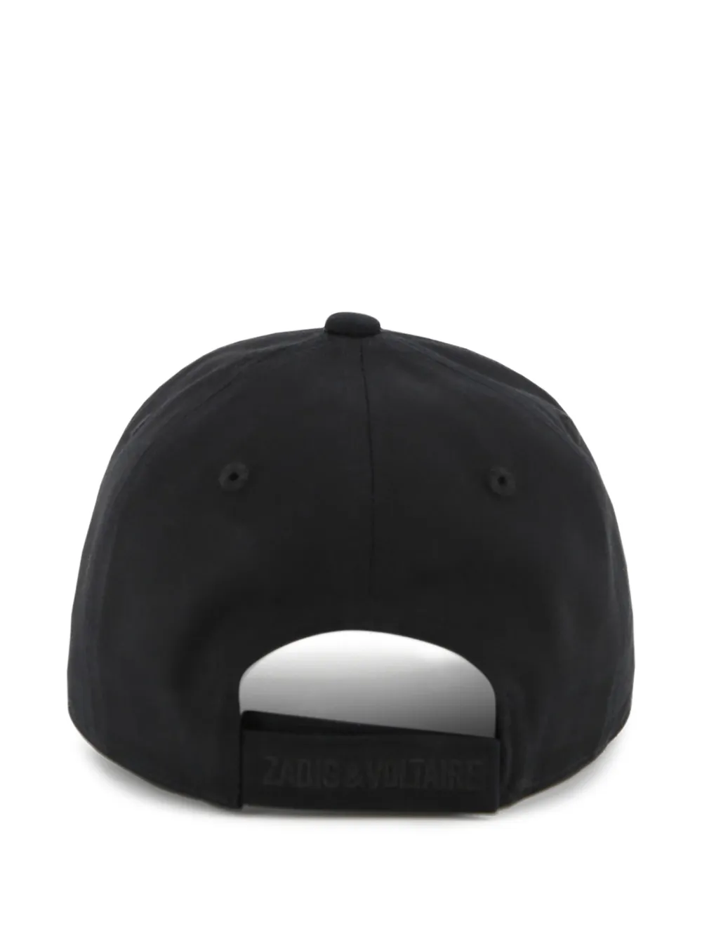 Zadig & Voltaire Kids Honkbalpet met logoprint - Zwart