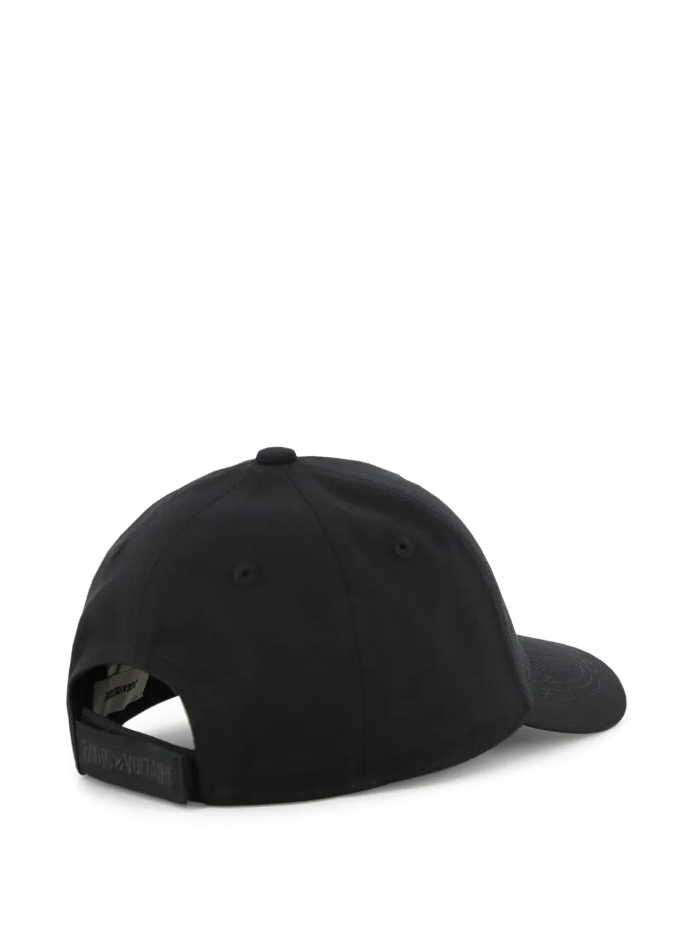 Zadig & Voltaire Kids Honkbalpet met logoprint Zwart