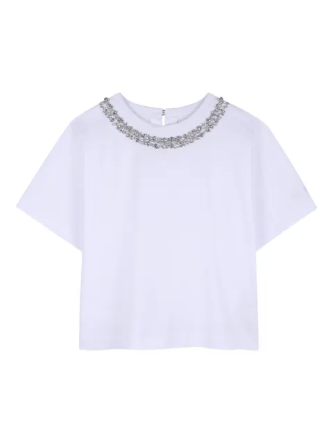 Givenchy Kids embellished round-neck T-shirt