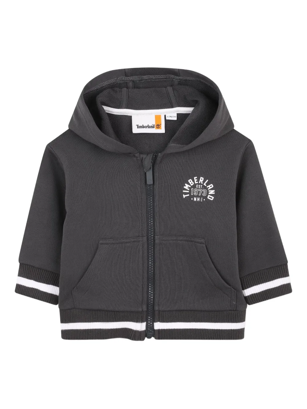 Timberland Kids Trainingspak met gestreepte zoom Grijs