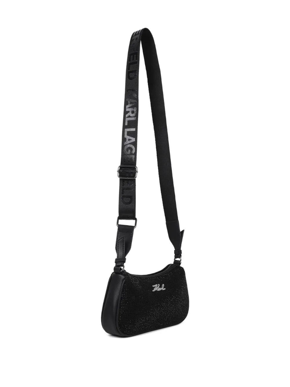 Karl Lagerfeld Kids Tas verfraaid met logo Zwart