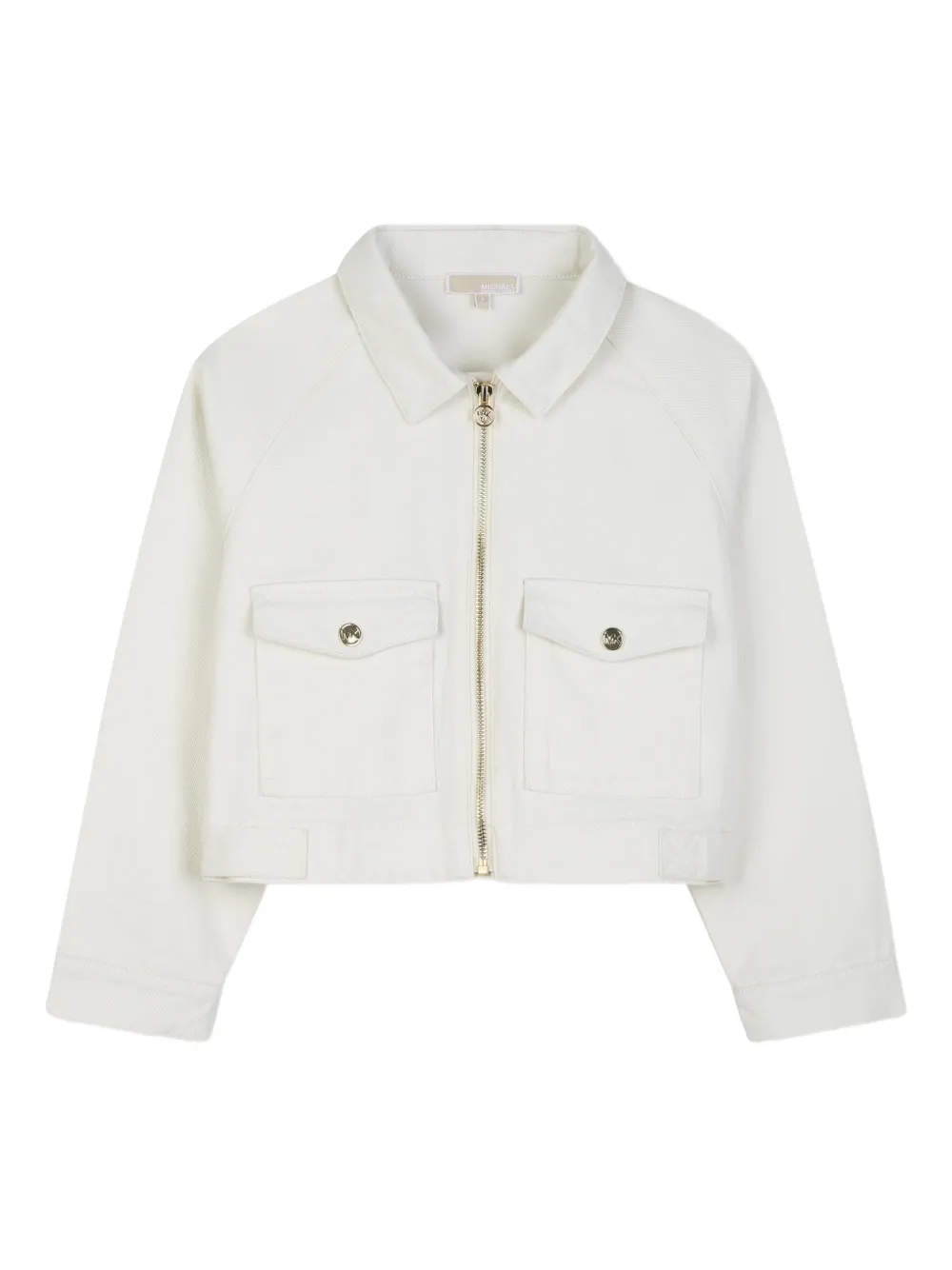 Michael Kors Kids pocket zip jacket - Bianco
