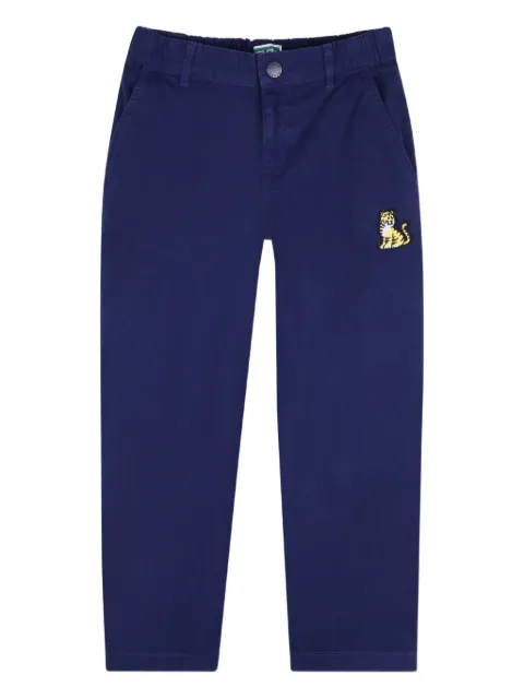 Kenzo Kids Tiger-appliqué trousers