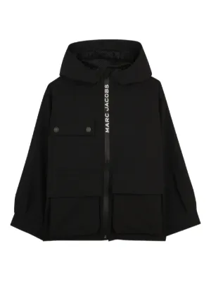 MARC JACOBS kids アウター Marc Jacobs Kids floral-embroidered Puffer Jacket | Black | FARFETCH