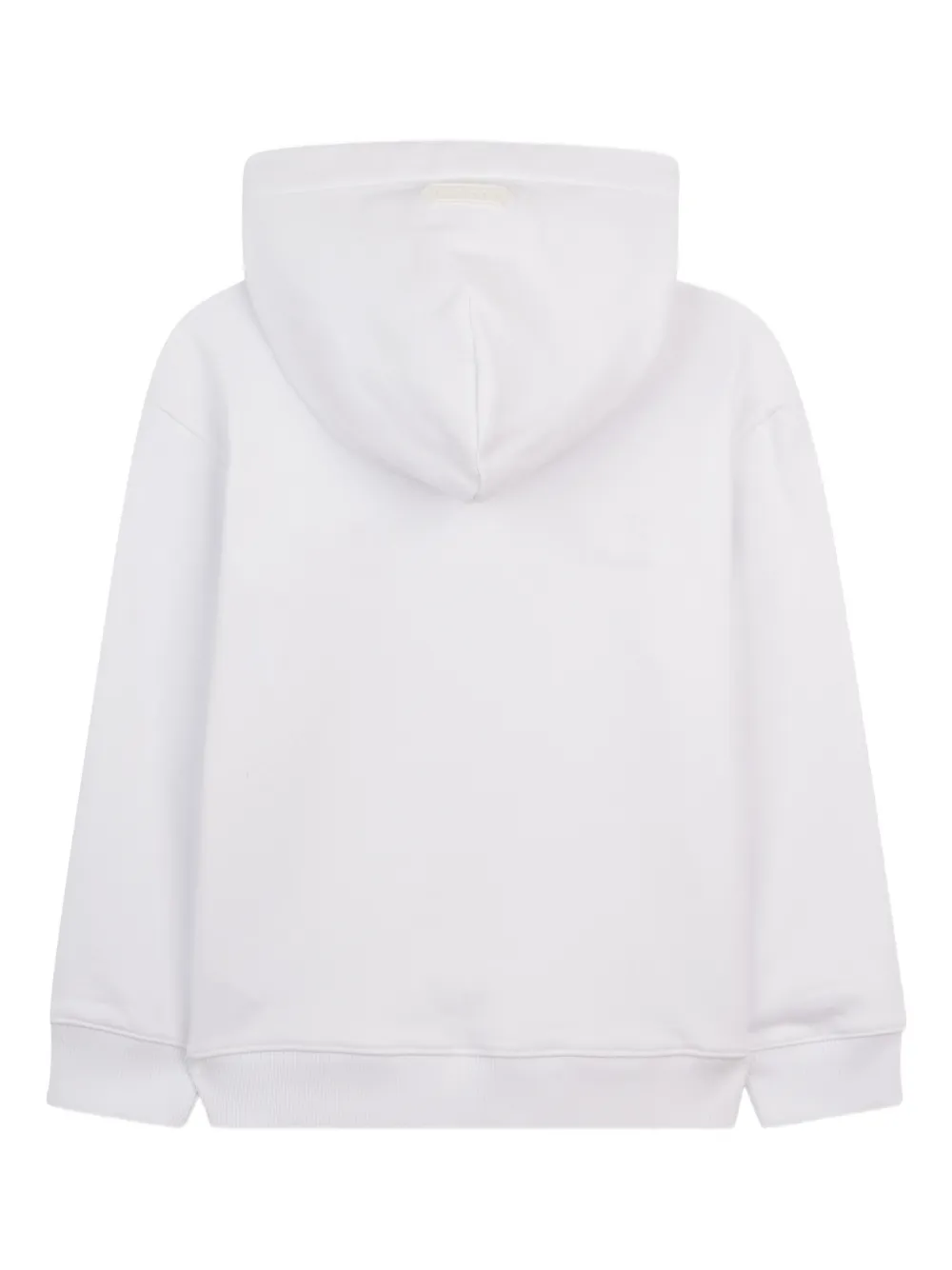  Lanvin Enfant Logo Stripe Hoodie - White 
