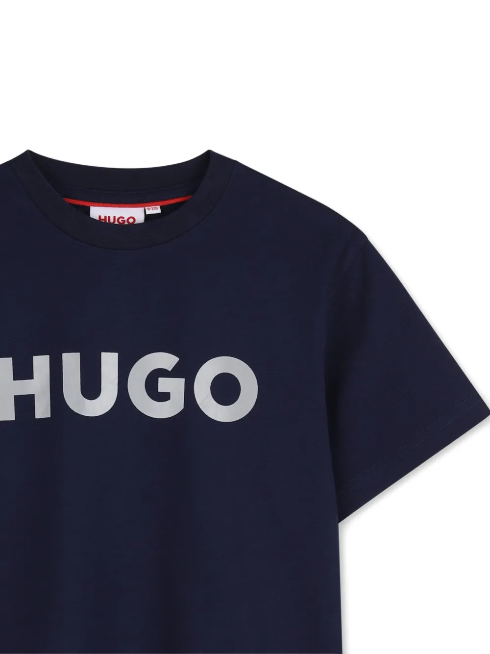 HUGO KIDS T-shirt met logo Blauw