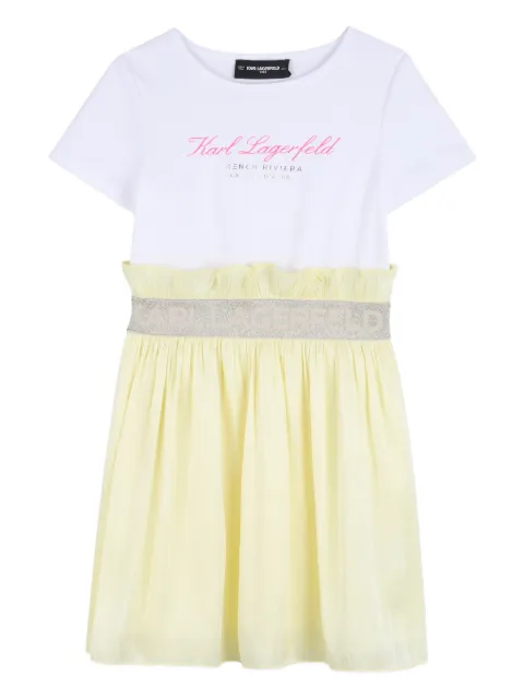 Karl Lagerfeld Kids ruffled dress