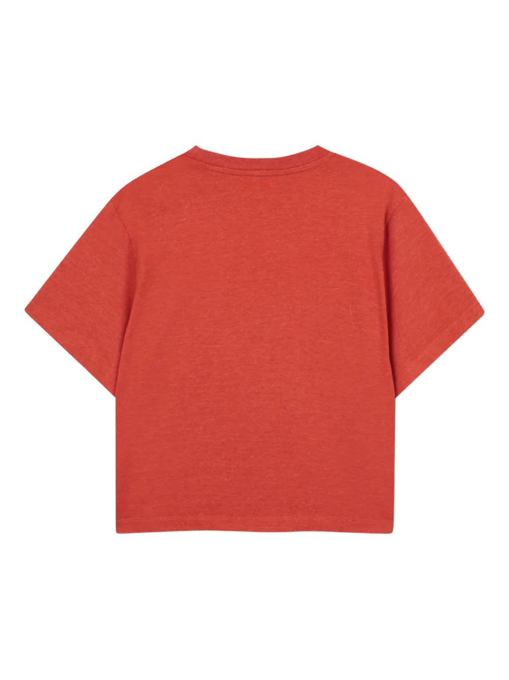 Zadig & Voltaire Kids T-shirt met ronde hals en printdetail Rood