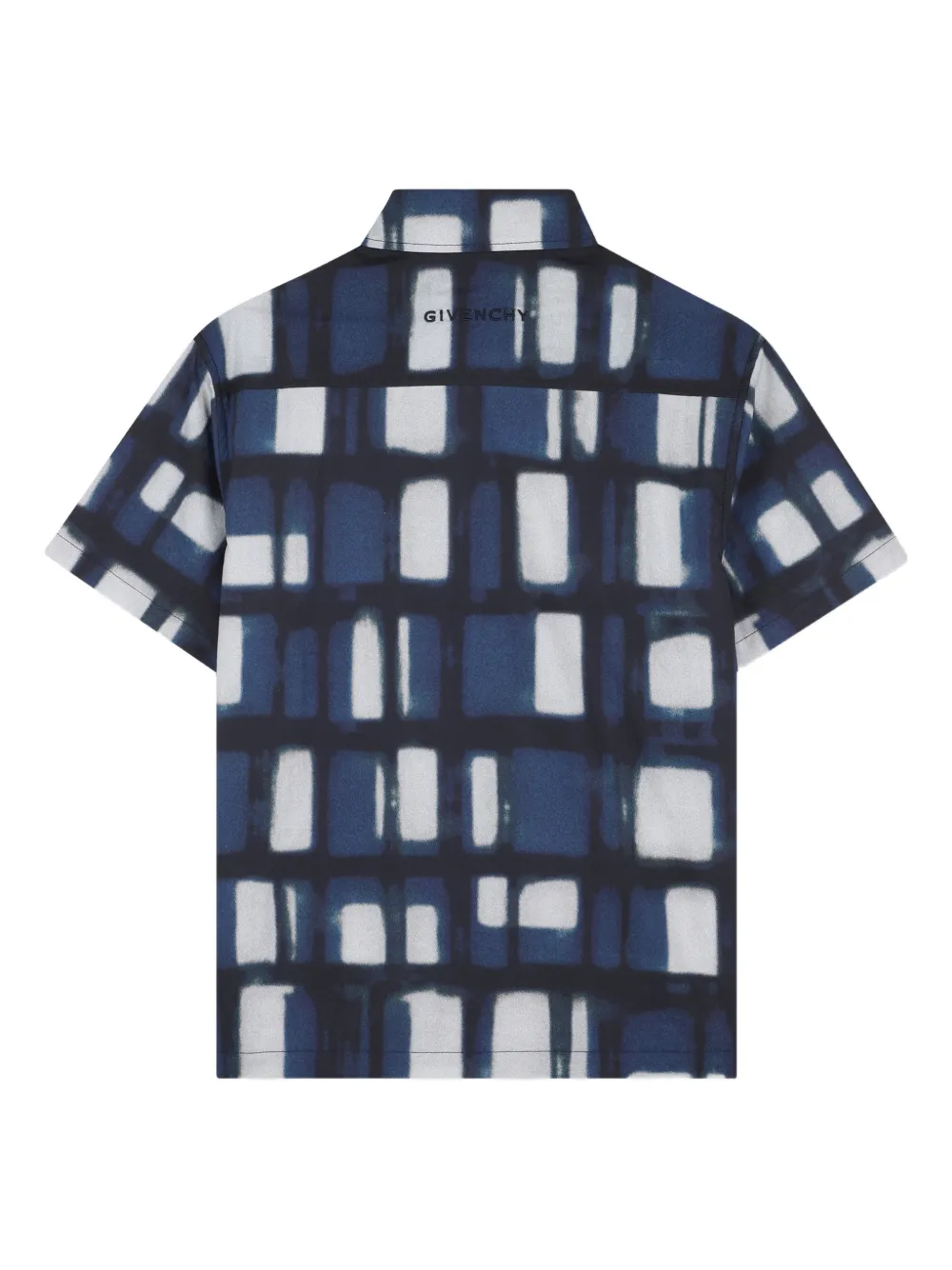  Givenchy Kids Patterned Short-sleeve Top - Blue 