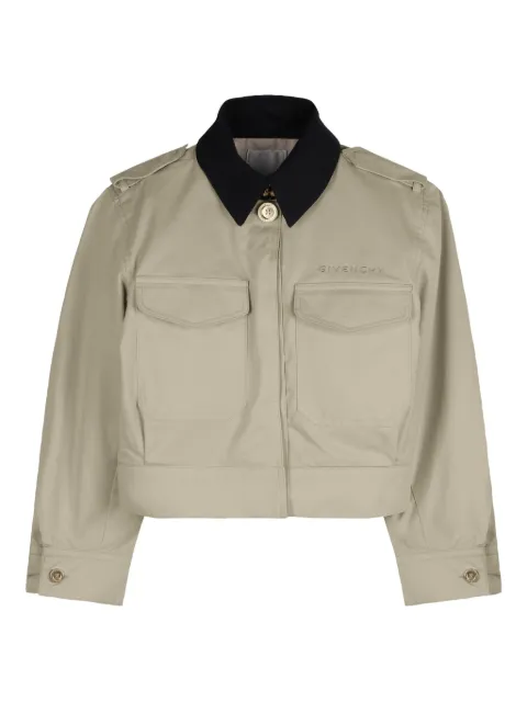 Givenchy Kids button patch-pocket jacket